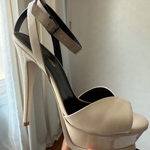 Yves Saint Laurent YSL Tribute Platform Heels - Picture 5 of 16